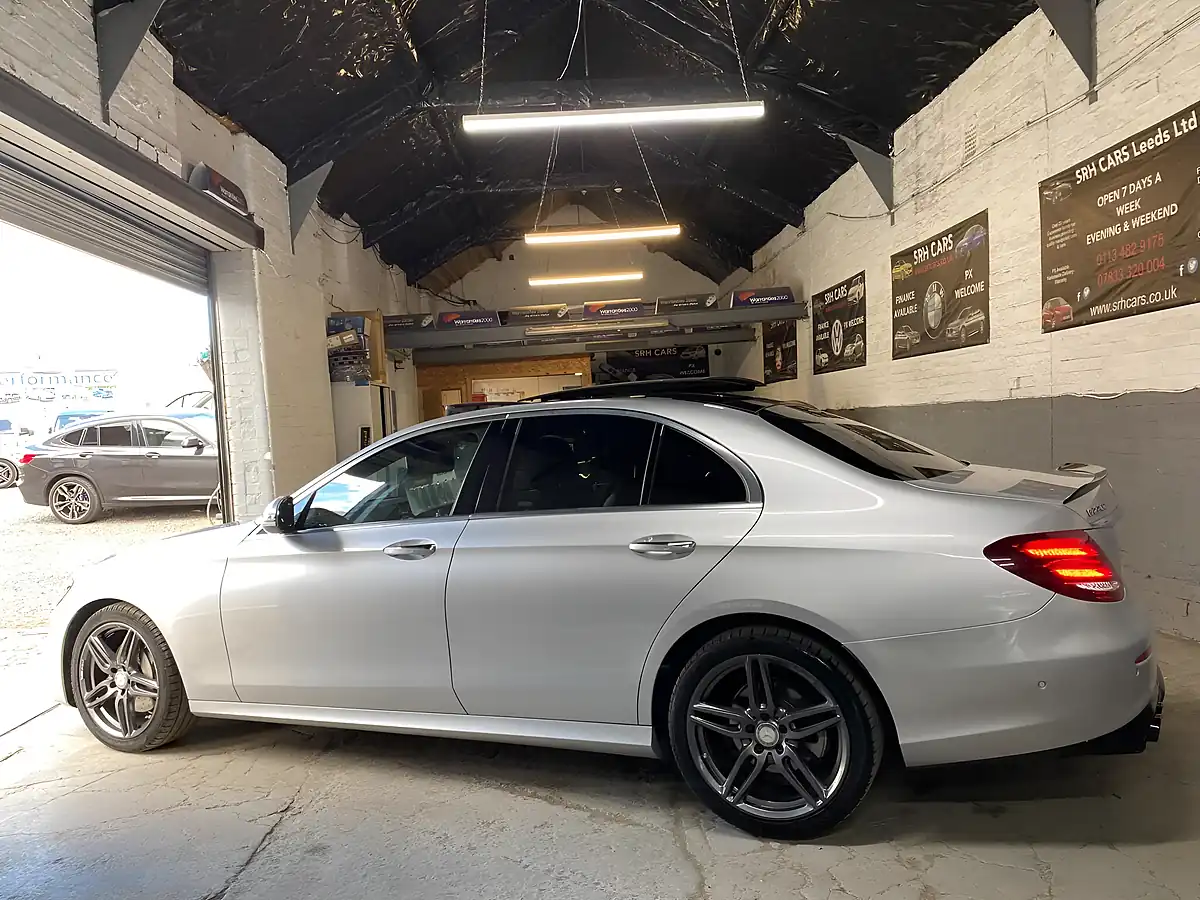 Used 2017 Mercedes-Benz E Class AMG Line (premium) Silver - Interior and Exterior details 5