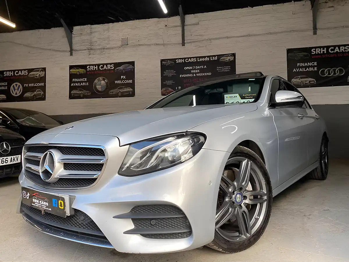 Used 2017 Mercedes-Benz E Class AMG Line (premium) Silver - Interior and Exterior details 9