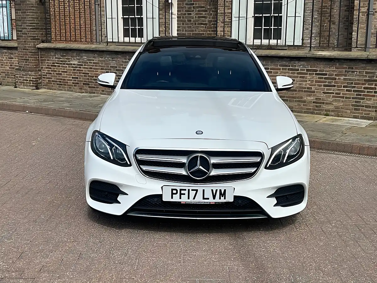 Used 2017 Mercedes-Benz E Class AMG Line (premium) White - Interior and Exterior details 2