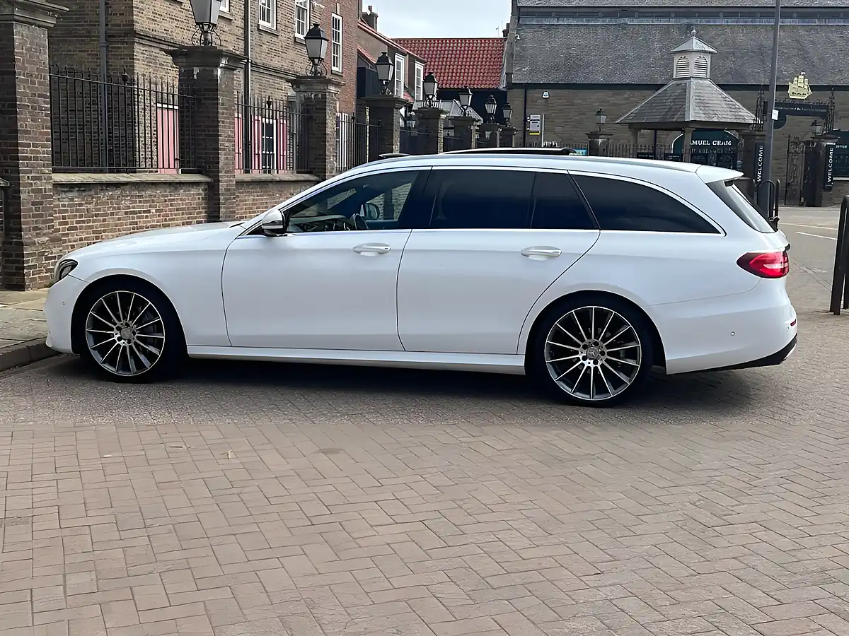 Used 2017 Mercedes-Benz E Class AMG Line (premium) White - Interior and Exterior details 20