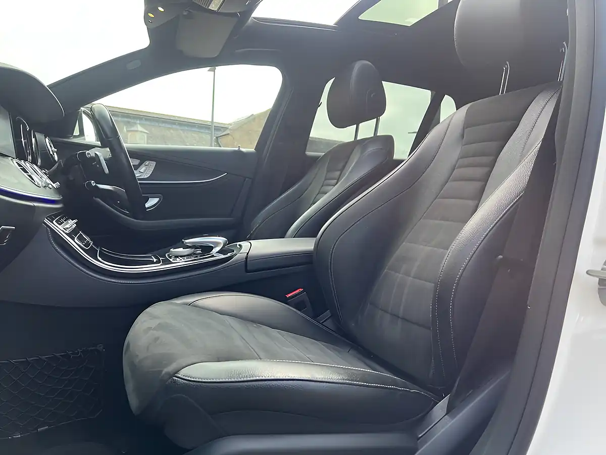 Used 2017 Mercedes-Benz E Class AMG Line (premium) White - Interior and Exterior details 5