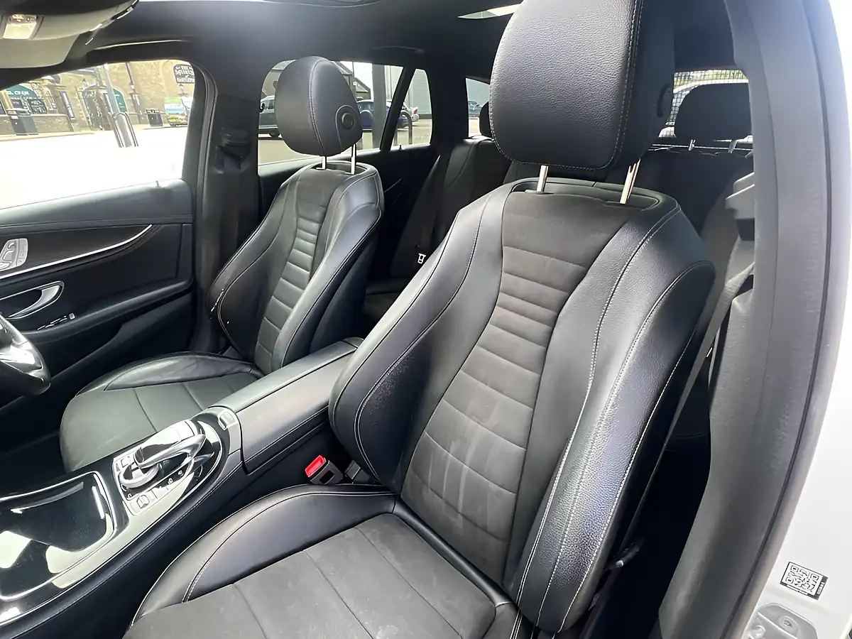 Used 2017 Mercedes-Benz E Class AMG Line (premium) White - Interior and Exterior details 6