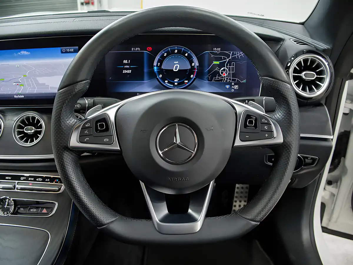 Used 2017 Mercedes-Benz E-Class AMG Line Premium+ White - Interior and Exterior details 12