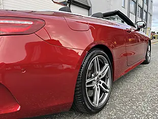 Used 2017 Mercedes-Benz E Class AMG Line Red - Interior and Exterior details 10