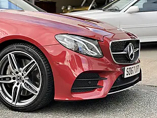 Used 2017 Mercedes-Benz E Class AMG Line Red - Interior and Exterior details 11