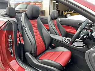 Used 2017 Mercedes-Benz E Class AMG Line Red - Interior and Exterior details 15