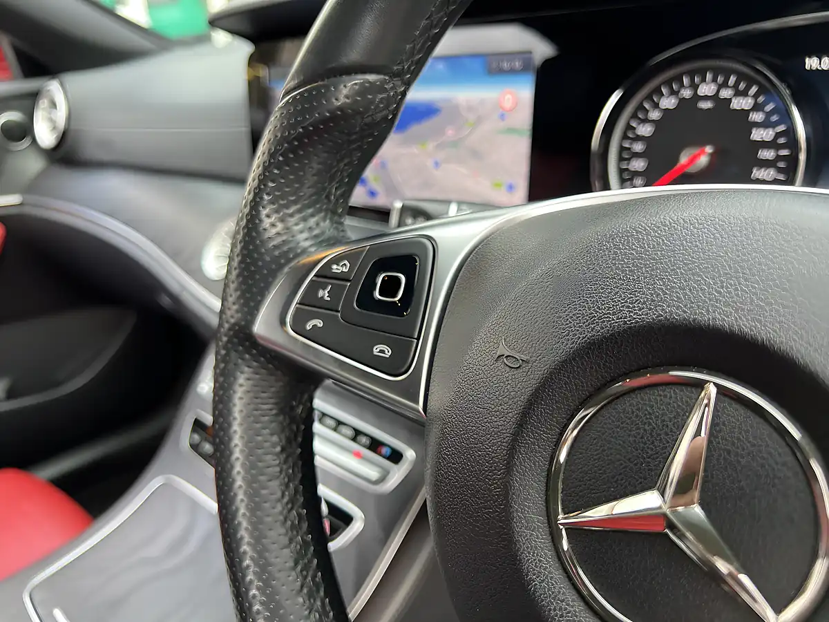 Used 2017 Mercedes-Benz E Class AMG Line Red - Interior and Exterior details 19