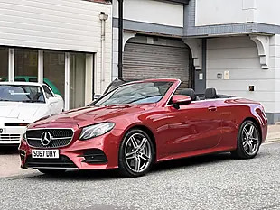 Used 2017 Mercedes-Benz E Class AMG Line Red - Interior and Exterior details 5