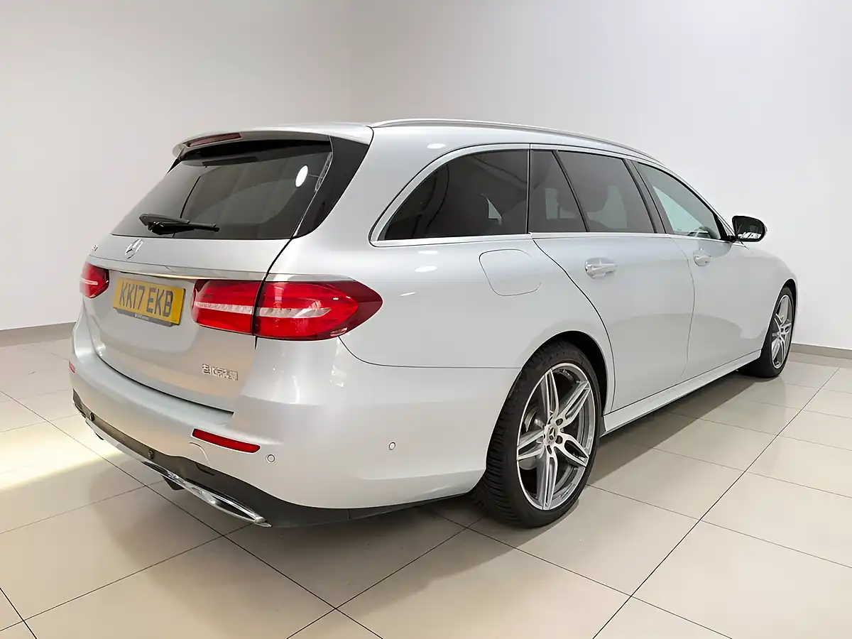 Used 2017 Mercedes-Benz E-Class AMG Line Silver - Interior and Exterior details 11