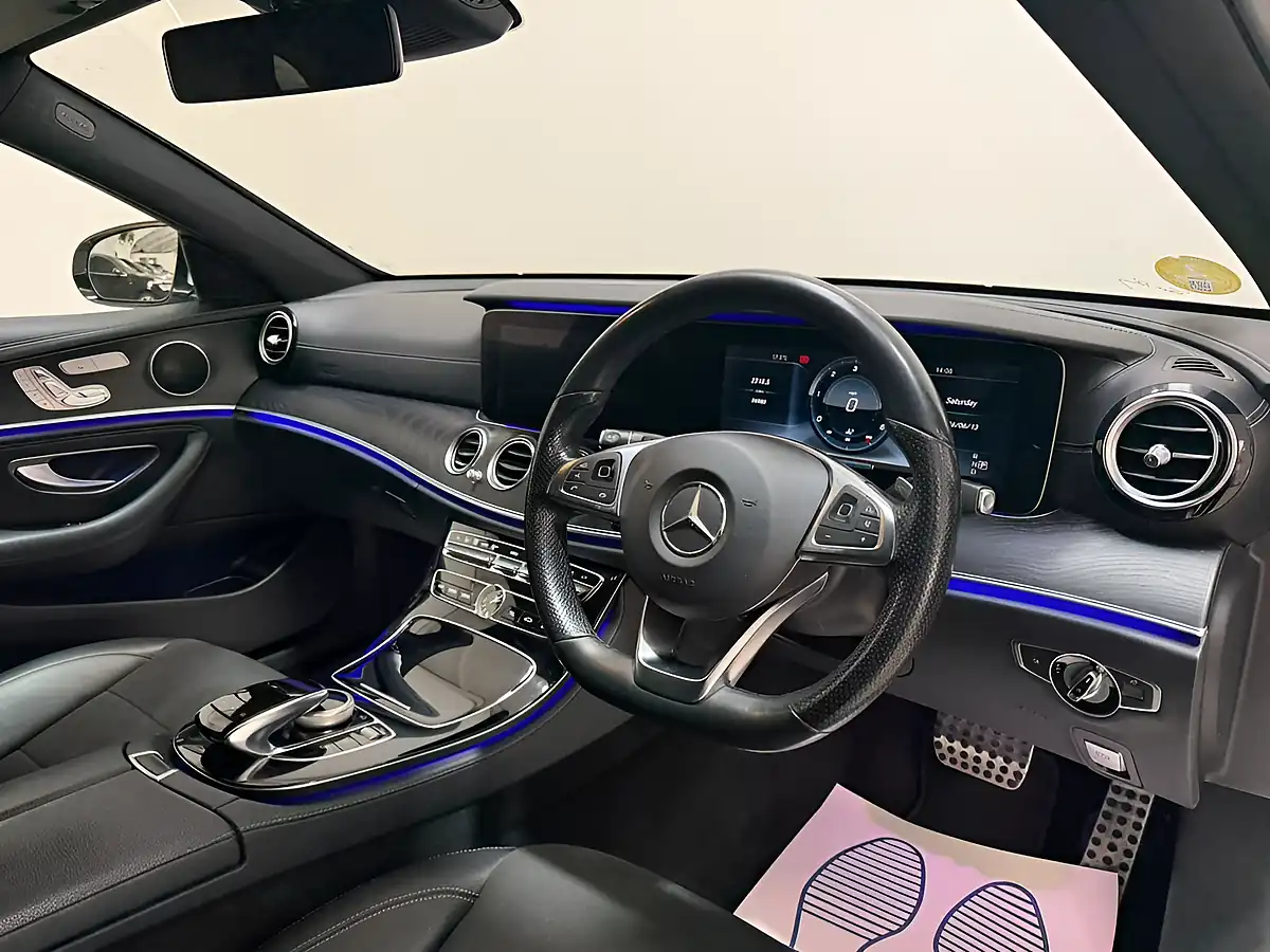 Used 2017 Mercedes-Benz E-Class AMG Line Silver - Interior and Exterior details 12