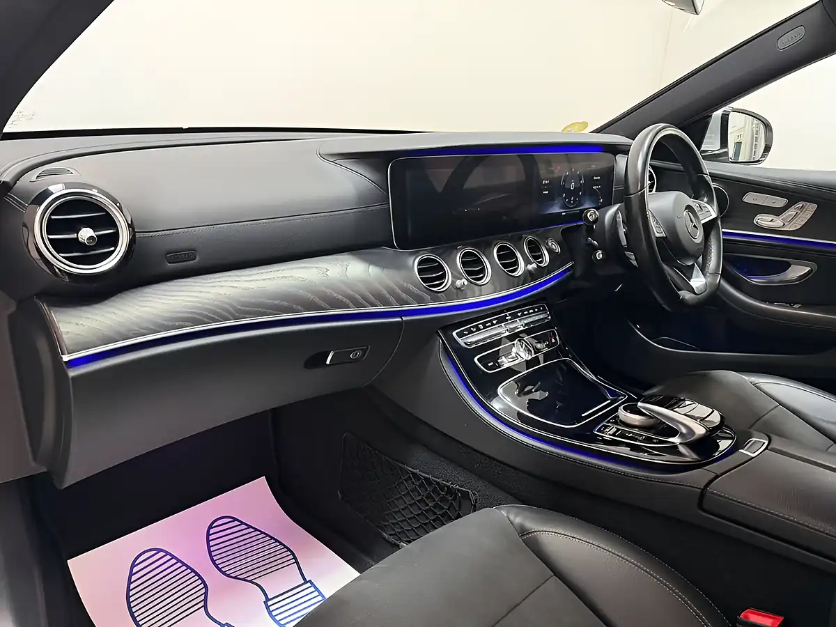 Used 2017 Mercedes-Benz E-Class AMG Line Silver - Interior and Exterior details 14