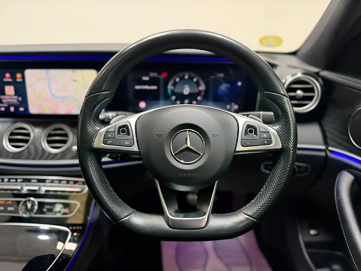 Used 2017 Mercedes-Benz E-Class AMG Line Silver - Interior and Exterior details 16