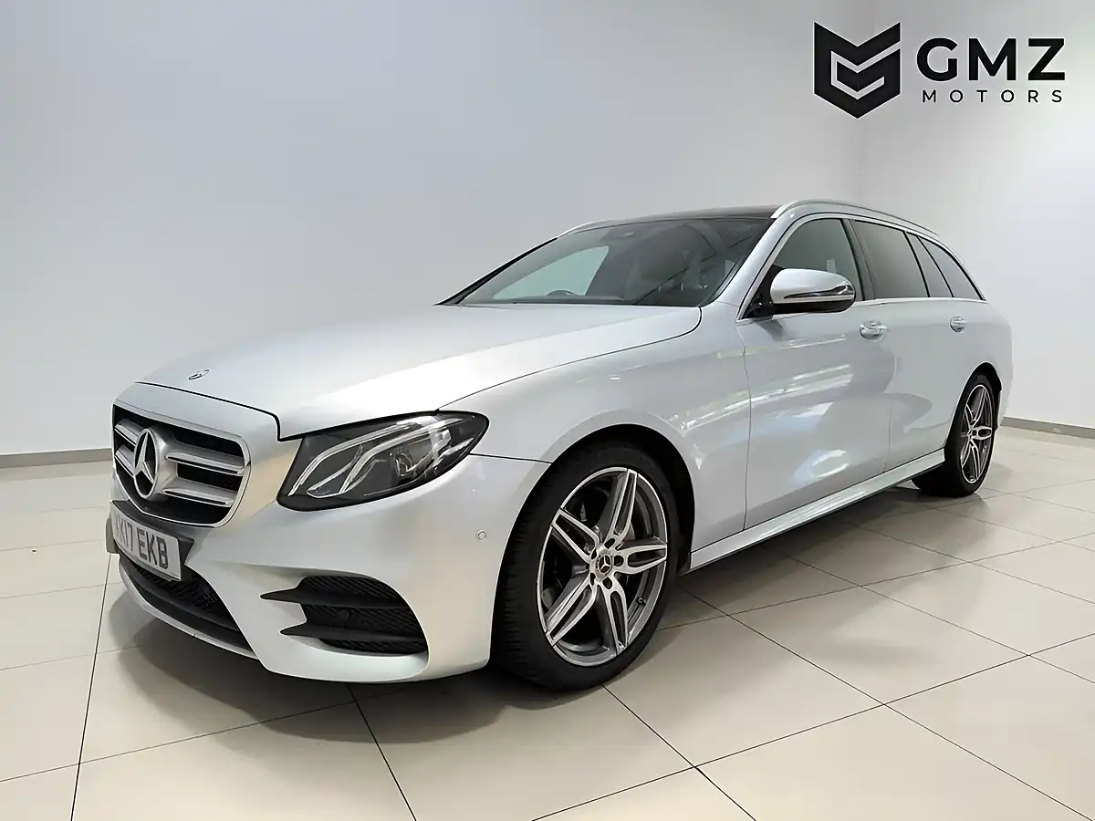 Used 2017 Mercedes-Benz E-Class AMG Line Silver - Interior and Exterior details 3