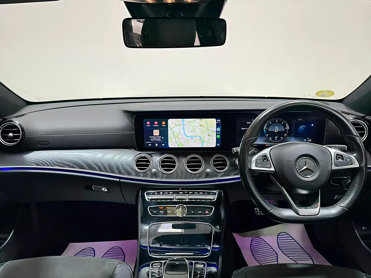 Used 2017 Mercedes-Benz E-Class AMG Line Silver - Interior and Exterior details 4