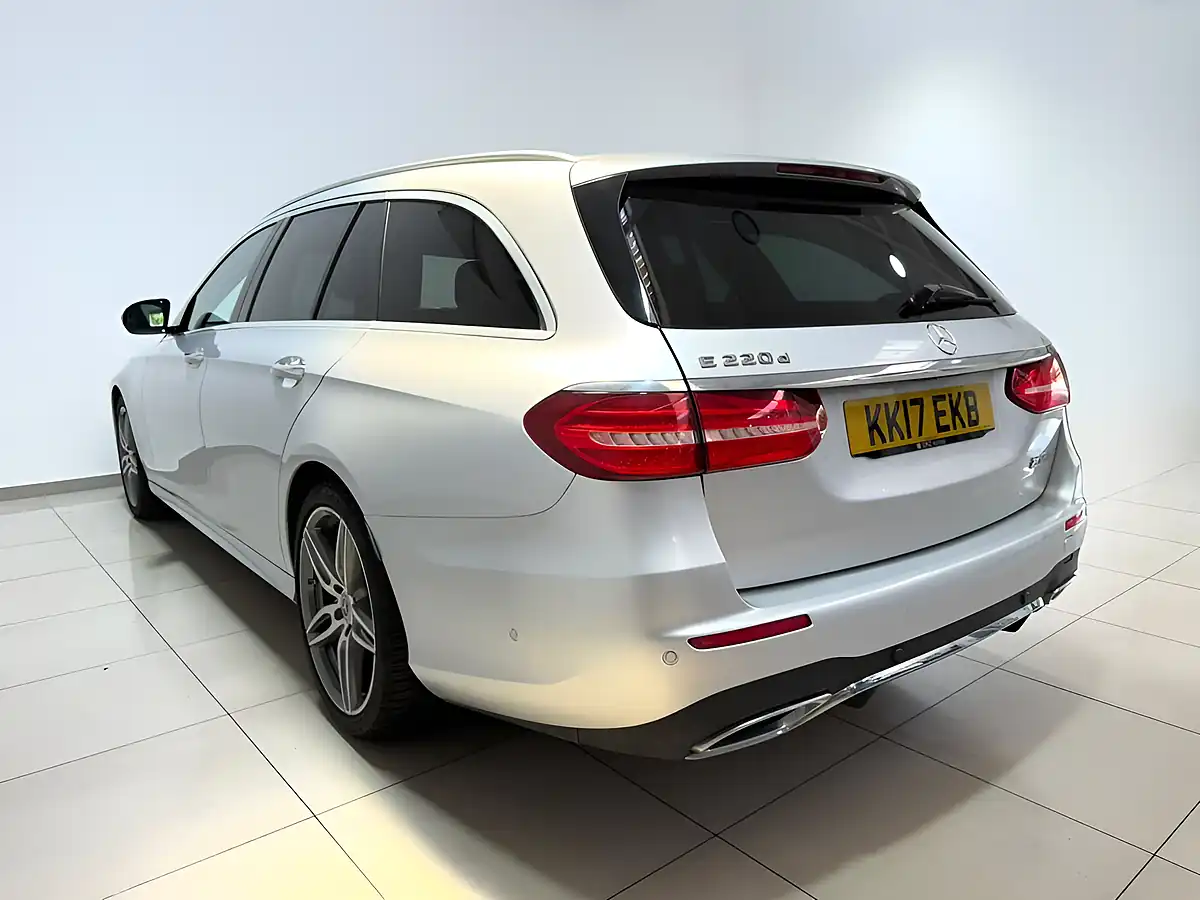 Used 2017 Mercedes-Benz E-Class AMG Line Silver - Interior and Exterior details 7