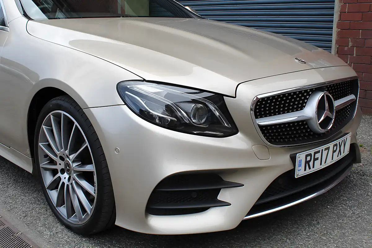 Used 2017 Mercedes-Benz E Class AMG Line Silver - Interior and Exterior details 2