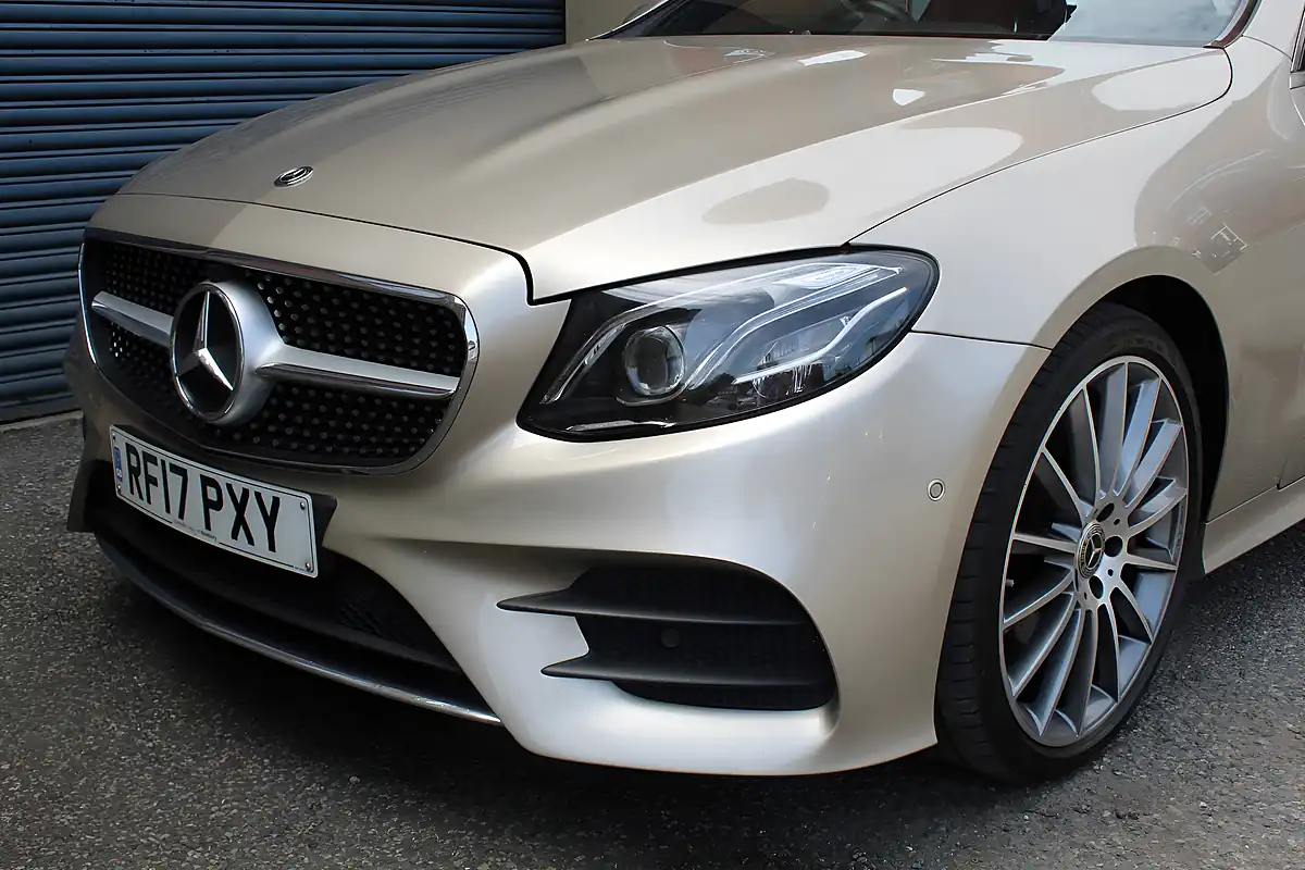 Used 2017 Mercedes-Benz E Class AMG Line Silver - Interior and Exterior details 5