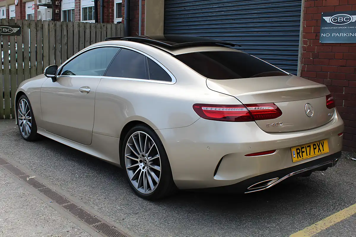 Used 2017 Mercedes-Benz E Class AMG Line Silver - Interior and Exterior details 8