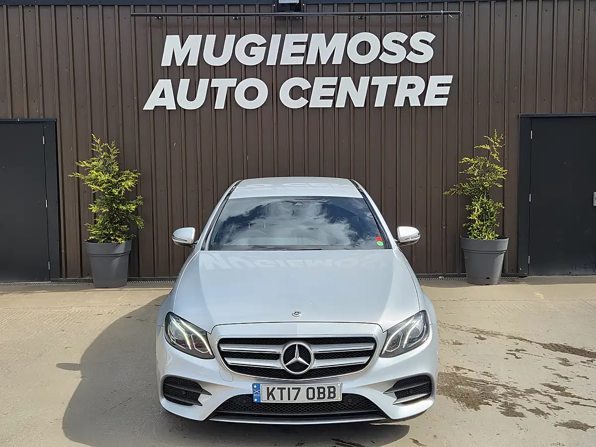 Used 2017 Mercedes-Benz E Class AMG Line Silver - Interior and Exterior details 3