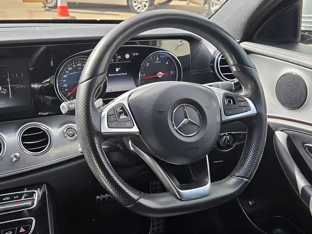 Used 2017 Mercedes-Benz E Class AMG Line Silver - Interior and Exterior details 8