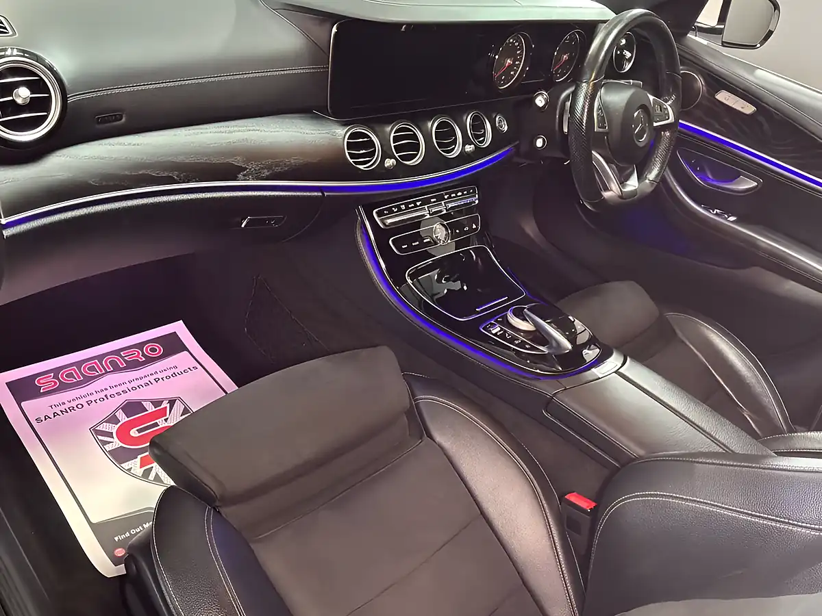 Used 2017 Mercedes-Benz E-Class AMG Line White - Interior and Exterior details 12