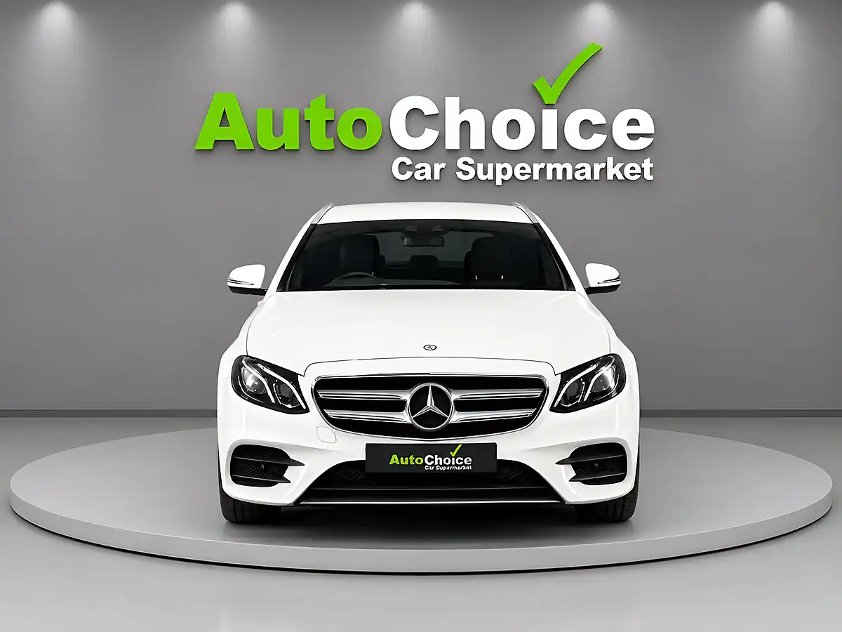 Used 2017 Mercedes-Benz E-Class AMG Line White - Interior and Exterior details 2