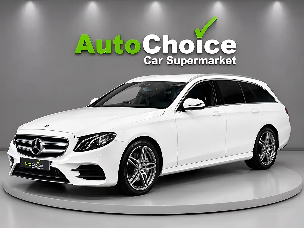 Used 2017 Mercedes-Benz E-Class AMG Line White - Interior and Exterior details 3