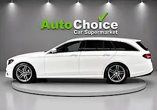 Used 2017 Mercedes-Benz E-Class AMG Line White - Interior and Exterior details 4