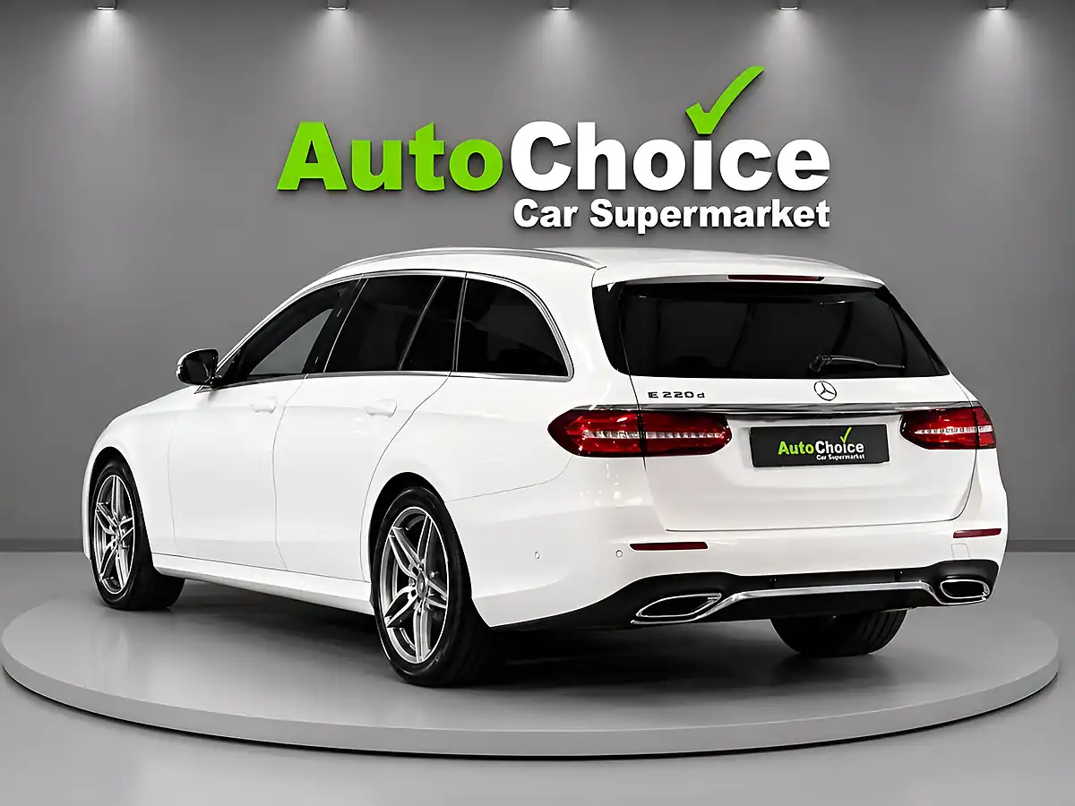 Used 2017 Mercedes-Benz E-Class AMG Line White - Interior and Exterior details 5