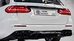 Used 2017 Mercedes-Benz E-Class AMG Line White - Interior and Exterior details 11