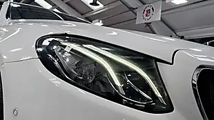 Used 2017 Mercedes-Benz E-Class AMG Line White - Interior and Exterior details 12