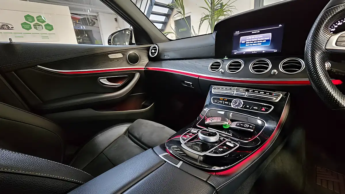 Used 2017 Mercedes-Benz E-Class AMG Line White - Interior and Exterior details 14