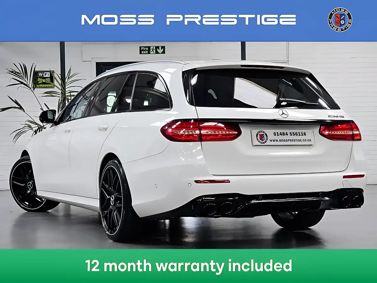 Used 2017 Mercedes-Benz E-Class AMG Line White - Interior and Exterior details 2