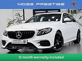 Used 2017 Mercedes-Benz E-Class AMG Line White - Interior and Exterior details 3