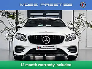 Used 2017 Mercedes-Benz E-Class AMG Line White - Interior and Exterior details 4