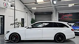 Used 2017 Mercedes-Benz E-Class AMG Line White - Interior and Exterior details 6