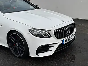 Used 2017 Mercedes-Benz E Class AMG Line White - Interior and Exterior details 11