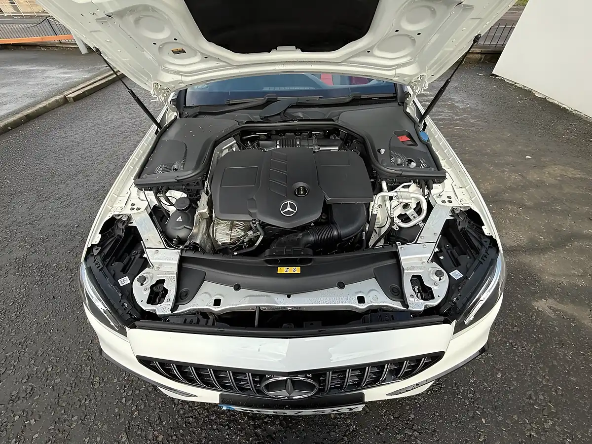 Used 2017 Mercedes-Benz E Class AMG Line White - Interior and Exterior details 19