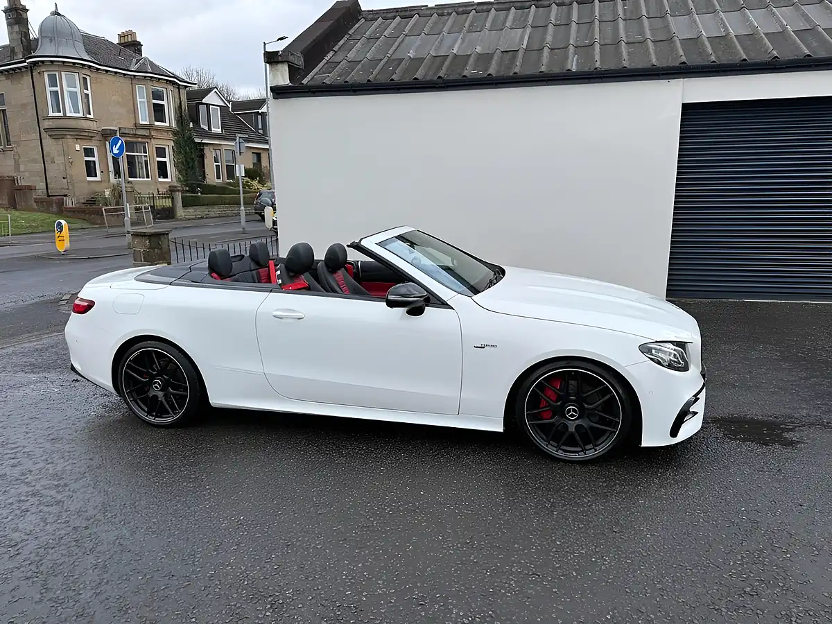Used 2017 Mercedes-Benz E Class AMG Line White - Interior and Exterior details 2