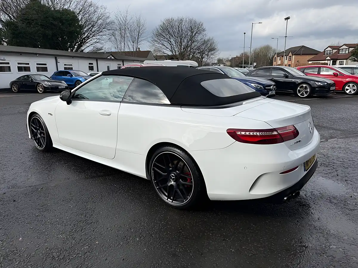 Used 2017 Mercedes-Benz E Class AMG Line White - Interior and Exterior details 20