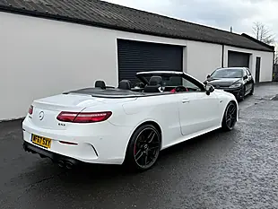 Used 2017 Mercedes-Benz E Class AMG Line White - Interior and Exterior details 4