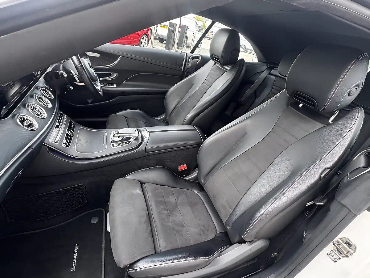 Used 2017 Mercedes-Benz E Class AMG Line White - Interior and Exterior details 12