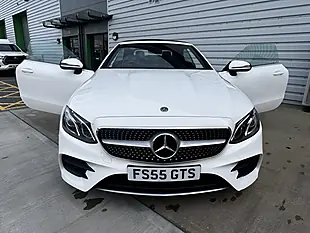 Used 2017 Mercedes-Benz E Class AMG Line White - Interior and Exterior details 19