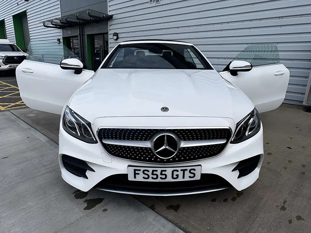 Used 2017 Mercedes-Benz E Class AMG Line White - Interior and Exterior details 19