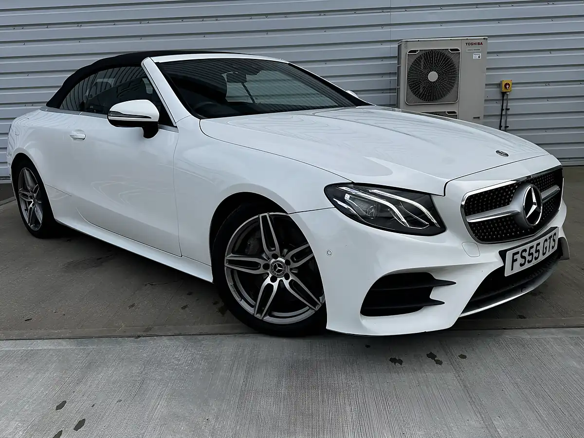 Used 2017 Mercedes-Benz E Class AMG Line White - Interior and Exterior details 2