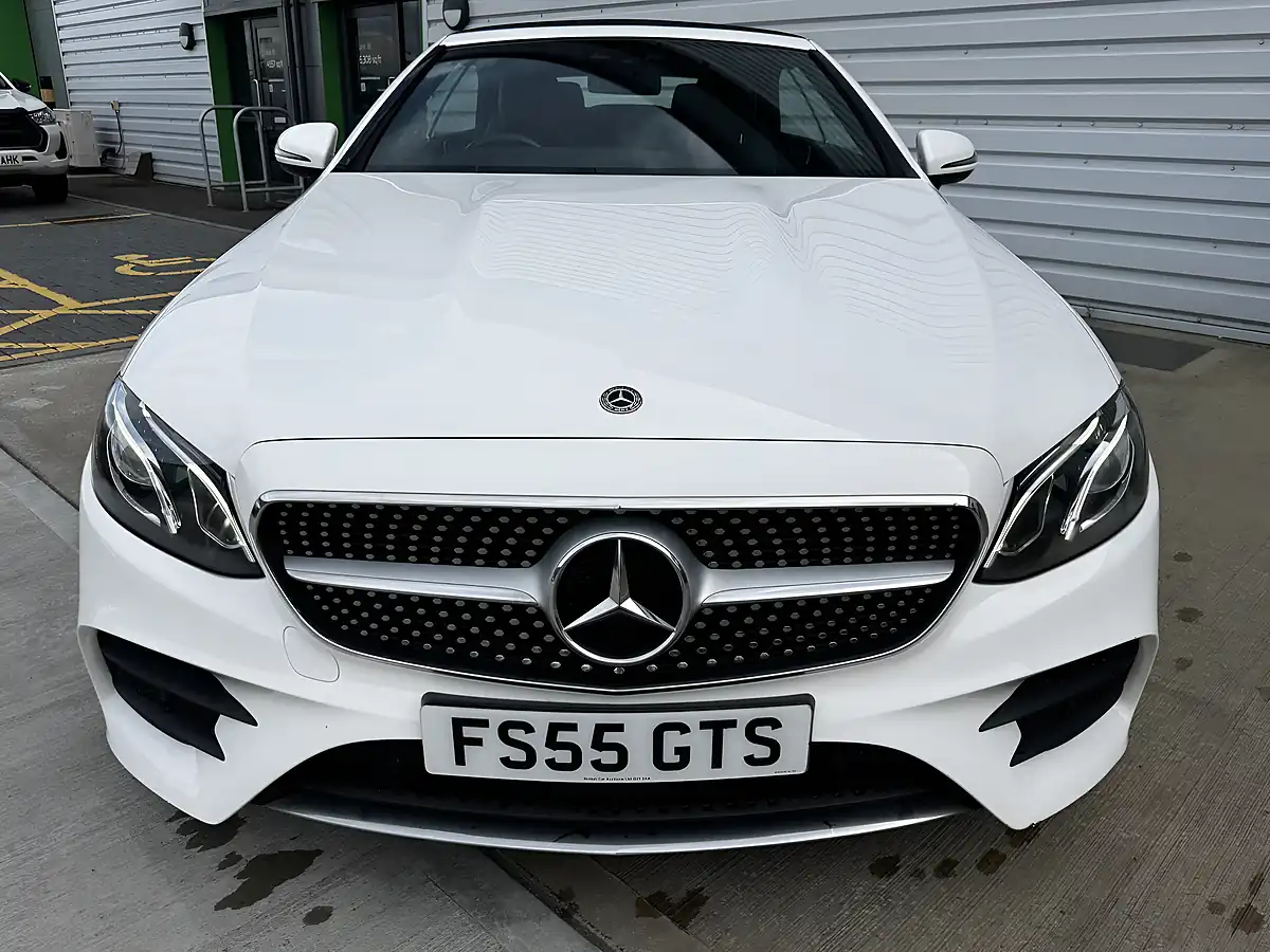 Used 2017 Mercedes-Benz E Class AMG Line White - Interior and Exterior details 3