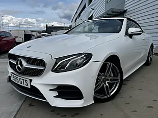 Used 2017 Mercedes-Benz E Class AMG Line White - Interior and Exterior details 4