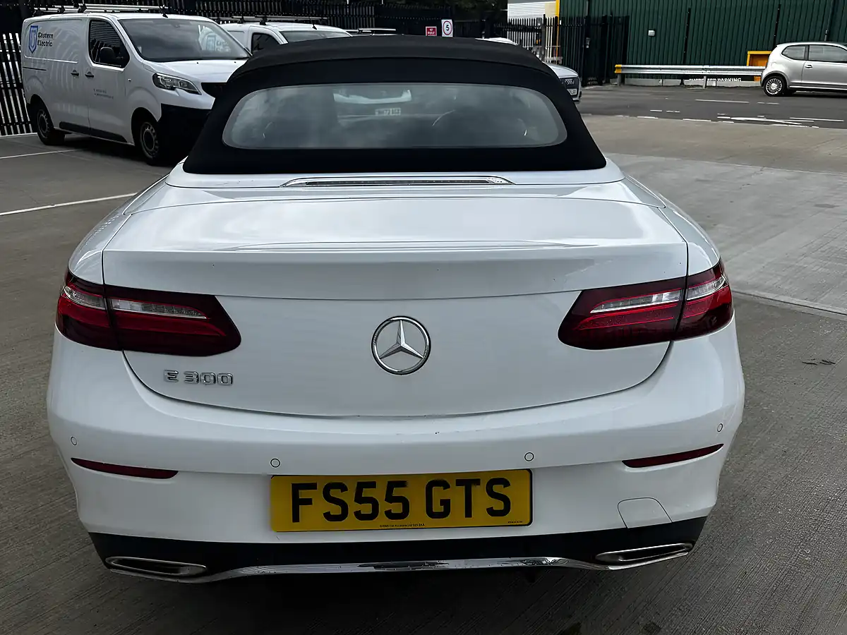 Used 2017 Mercedes-Benz E Class AMG Line White - Interior and Exterior details 6