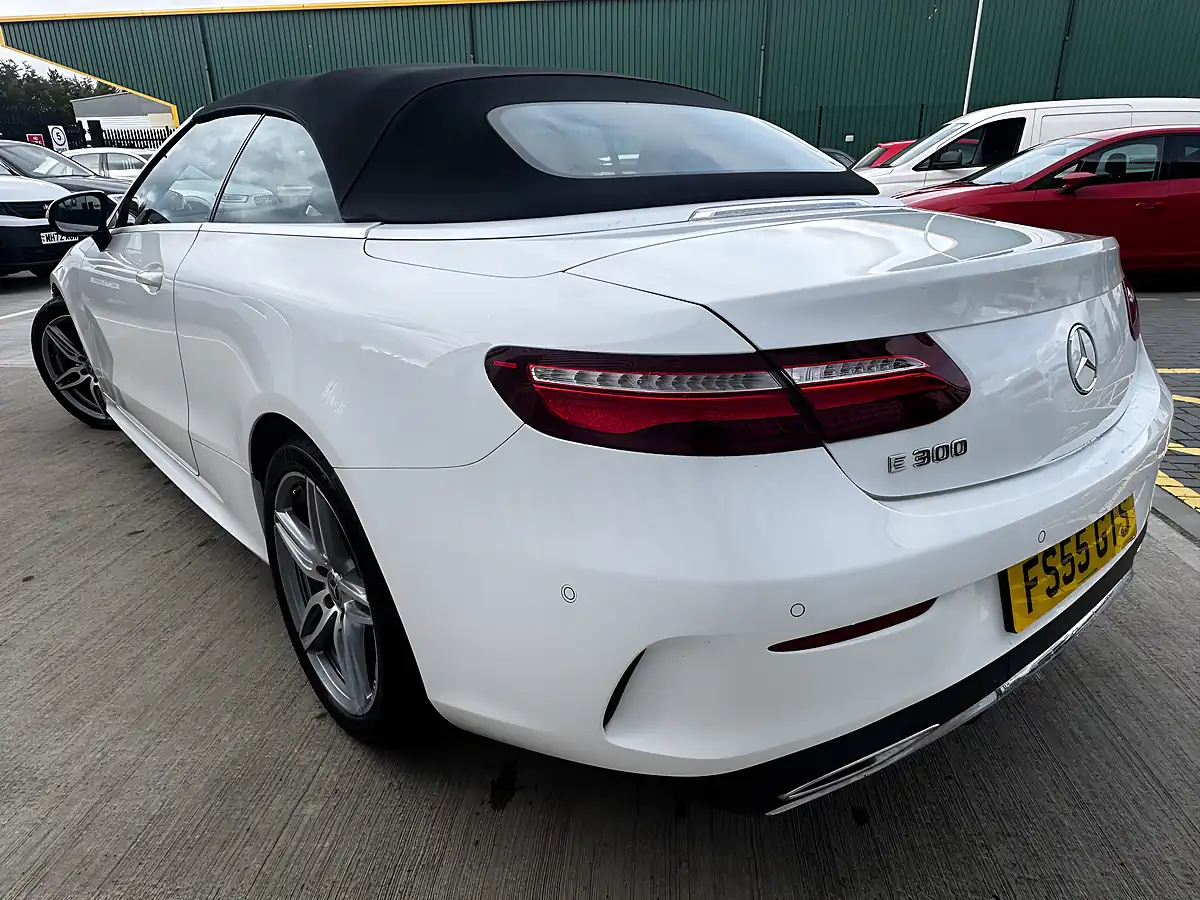 Used 2017 Mercedes-Benz E Class AMG Line White - Interior and Exterior details 7