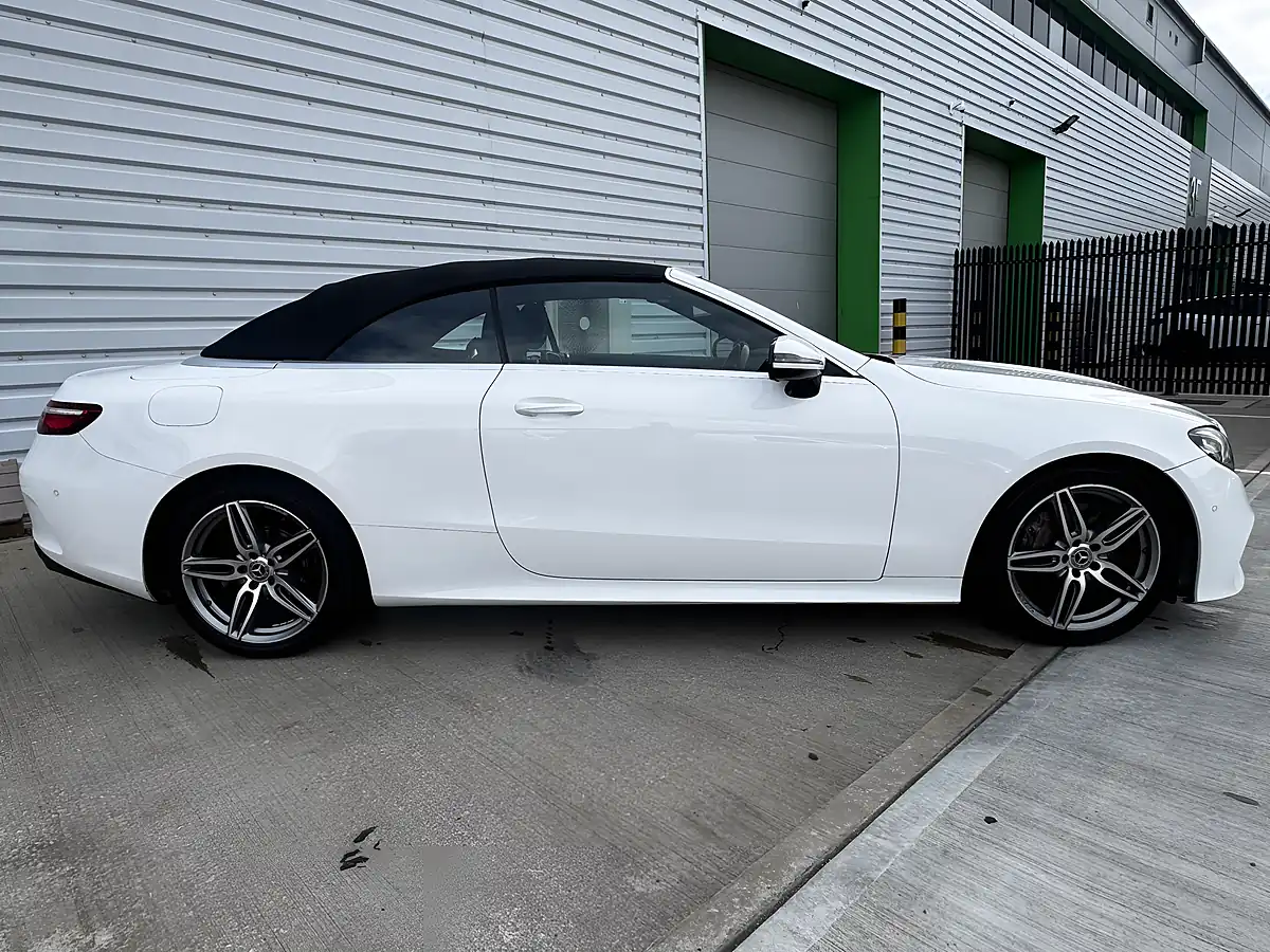 Used 2017 Mercedes-Benz E Class AMG Line White - Interior and Exterior details 8